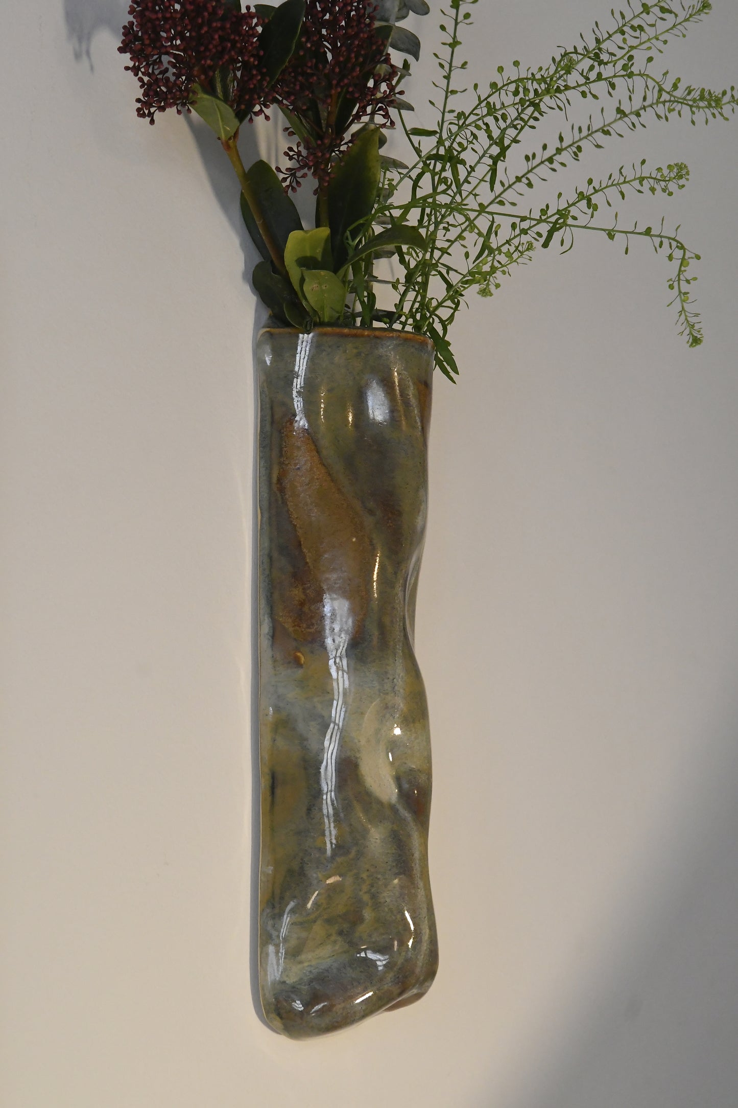 Wall-Mounted Flower Vases