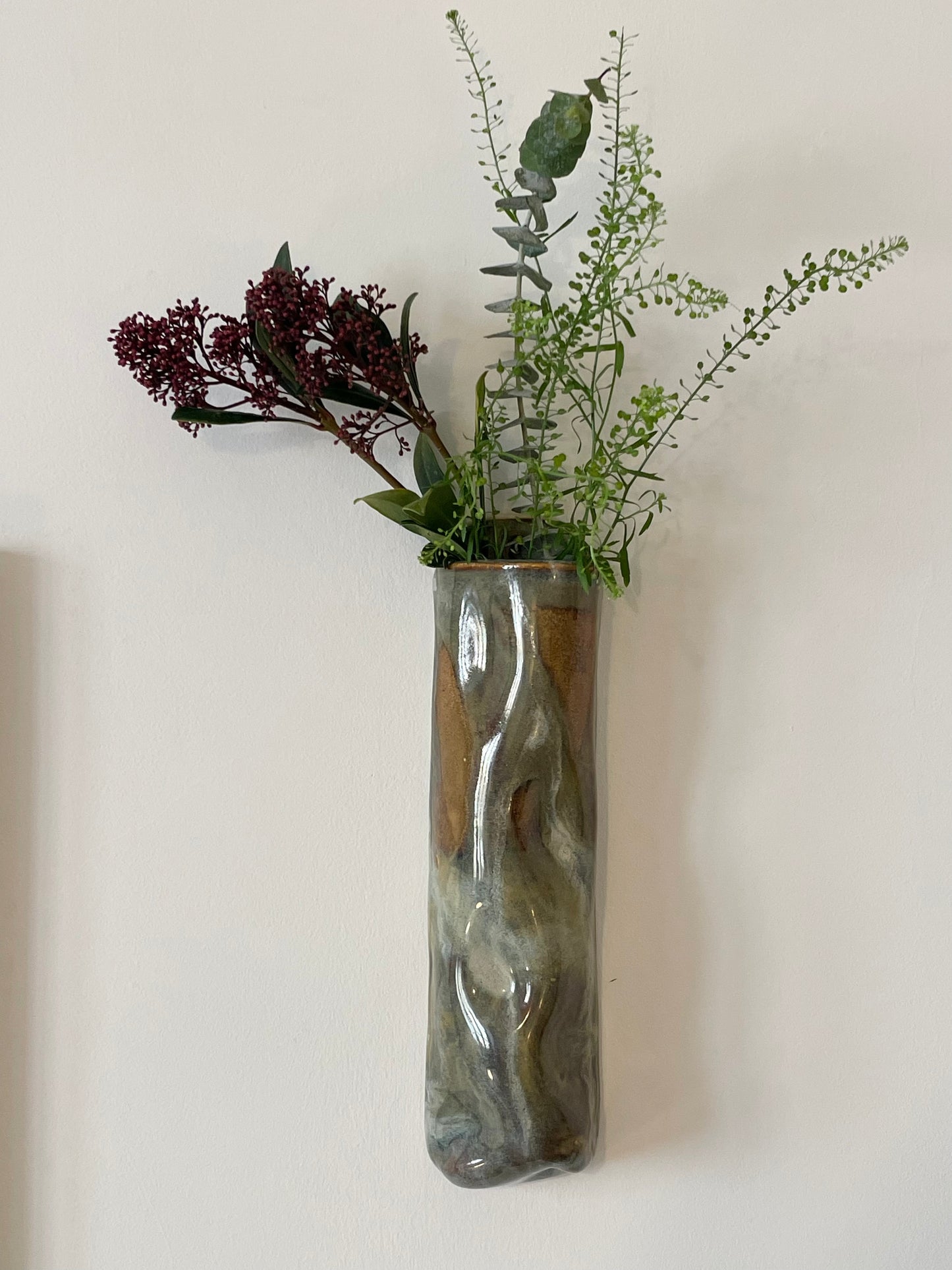 Wall-Mounted Flower Vases