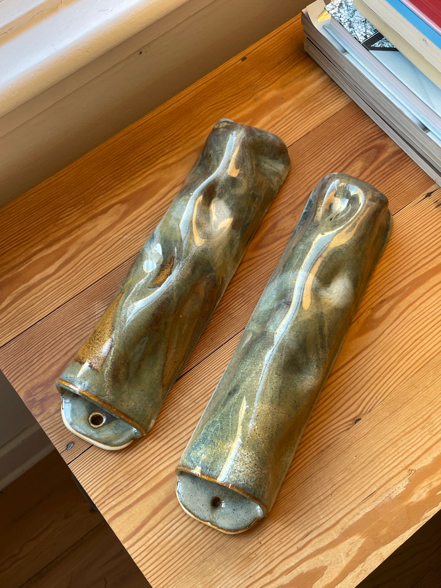 Wall-Mounted Flower Vases