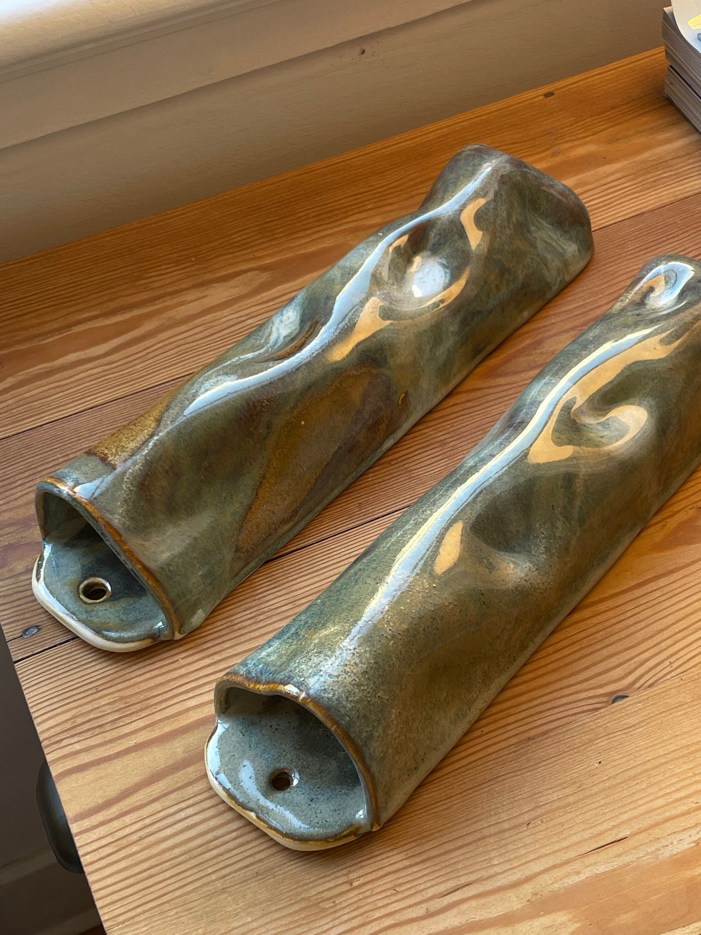 Wall-Mounted Flower Vases