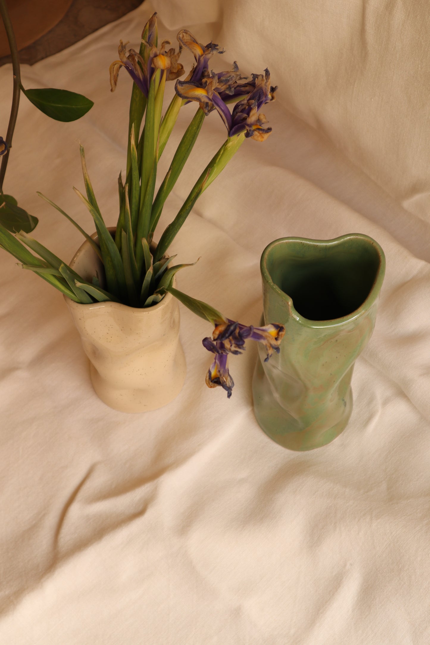 Green Handmade Vase