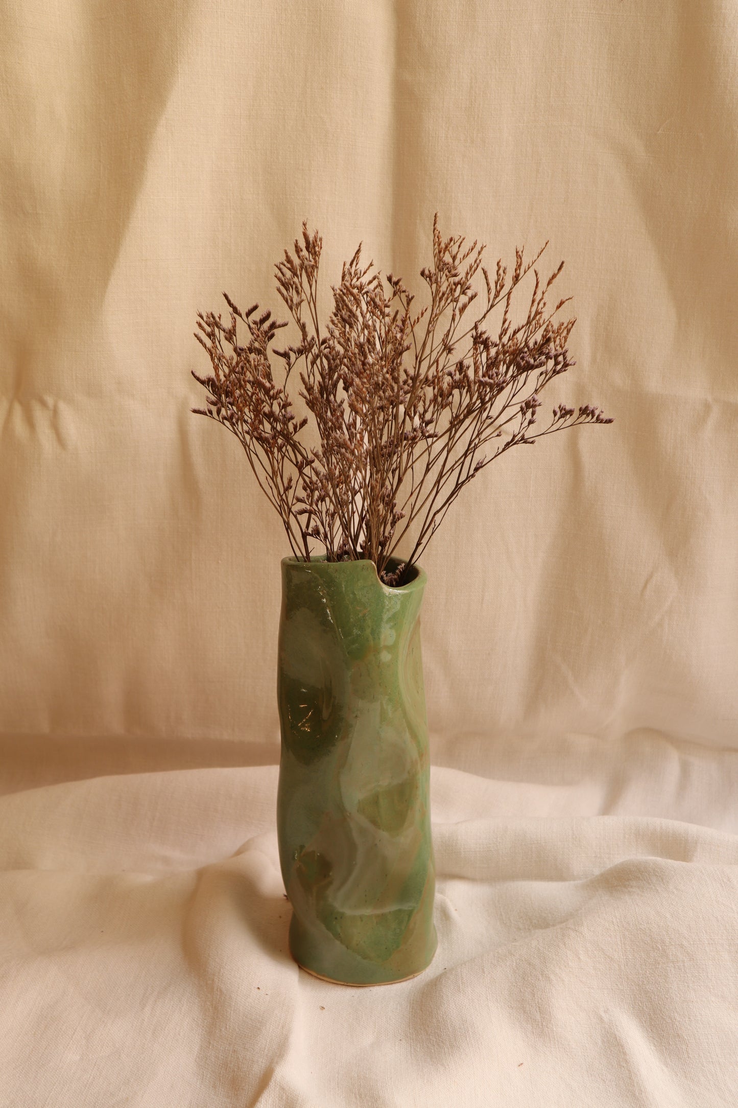 Green Handmade Vase