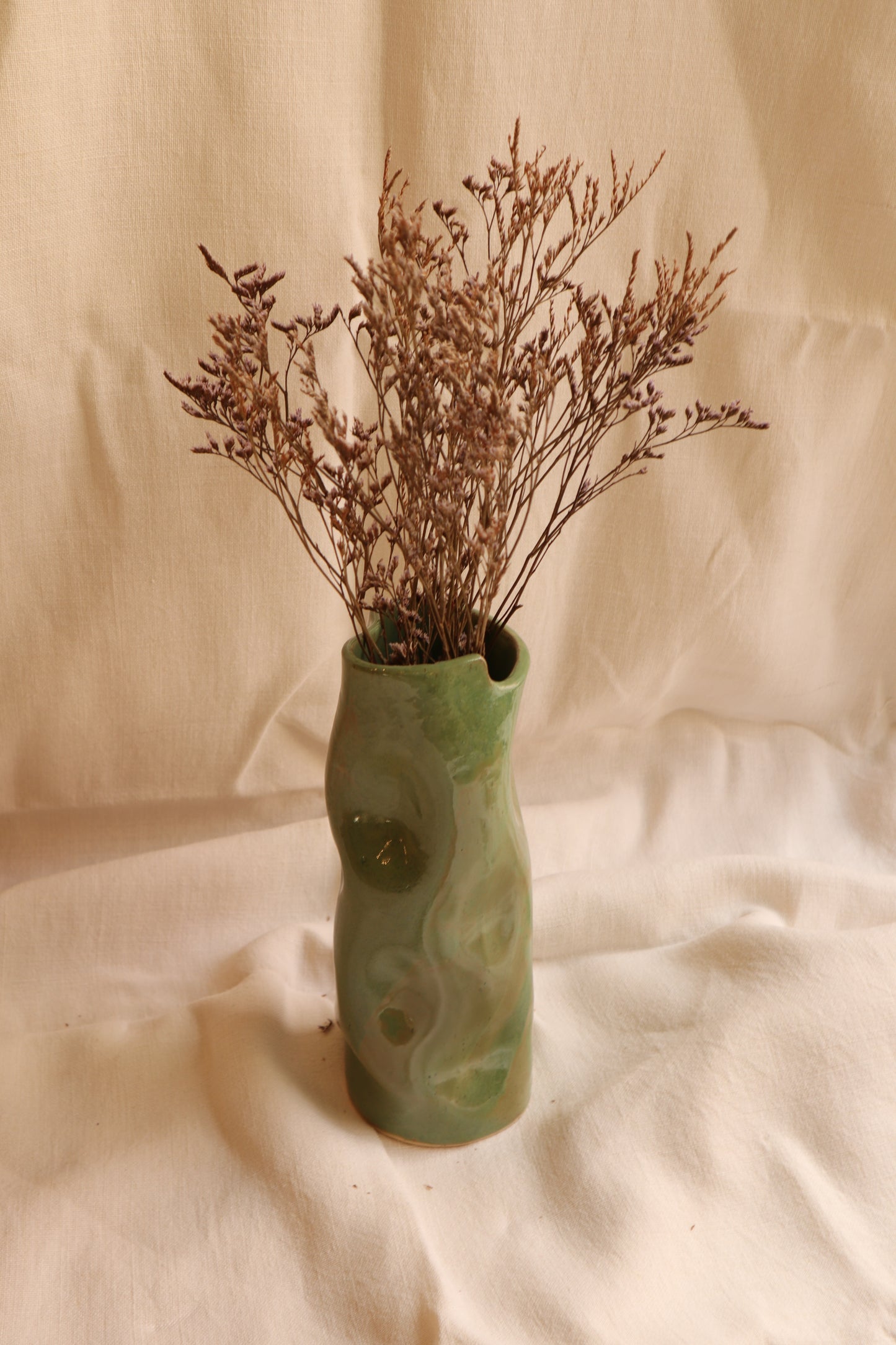 Green Handmade Vase