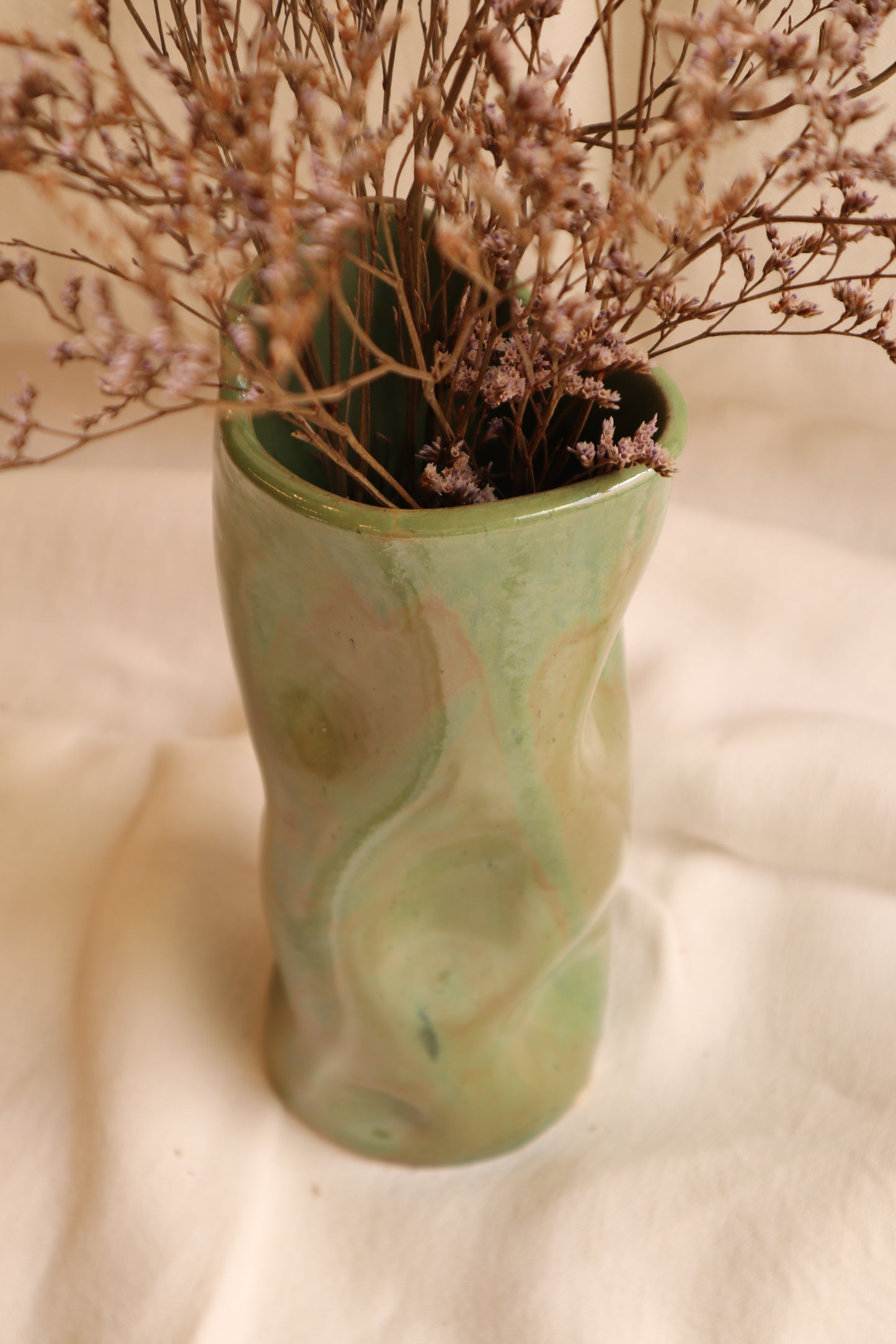 Green Handmade Vase