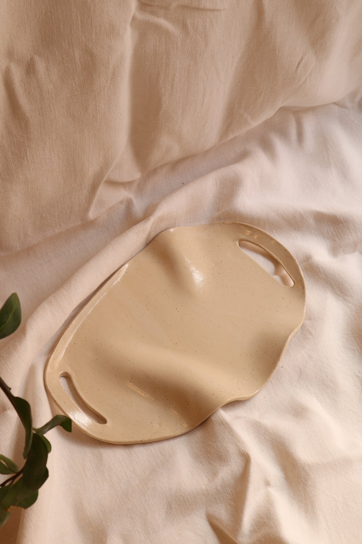 Curved Serving Platter