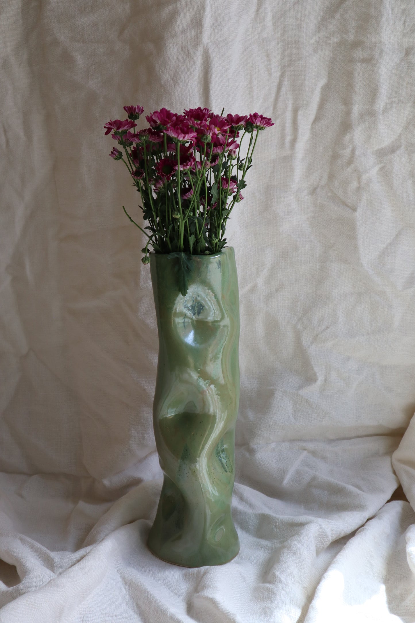 Forest Green Vase