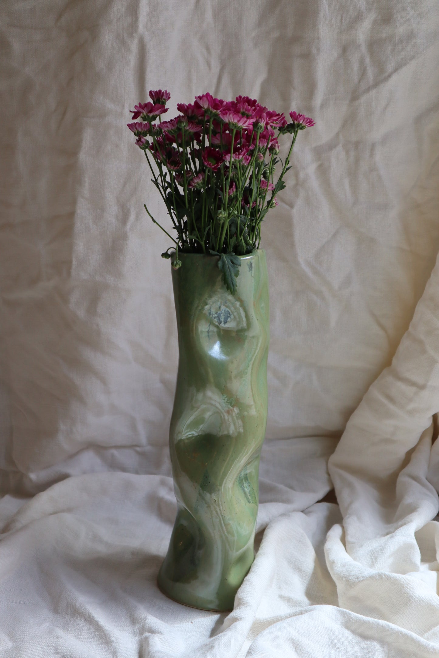 Forest Green Vase