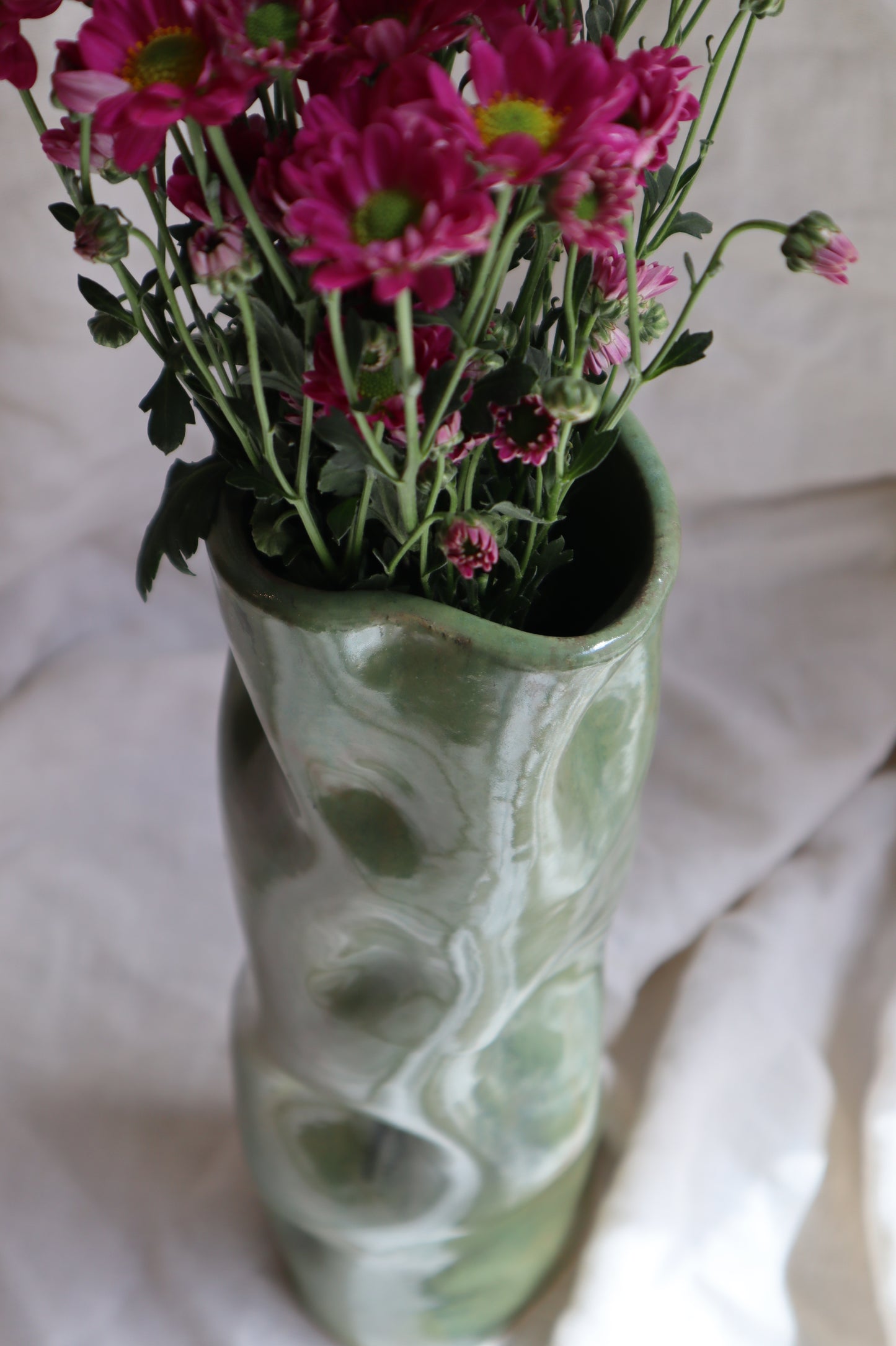 Forest Green Vase