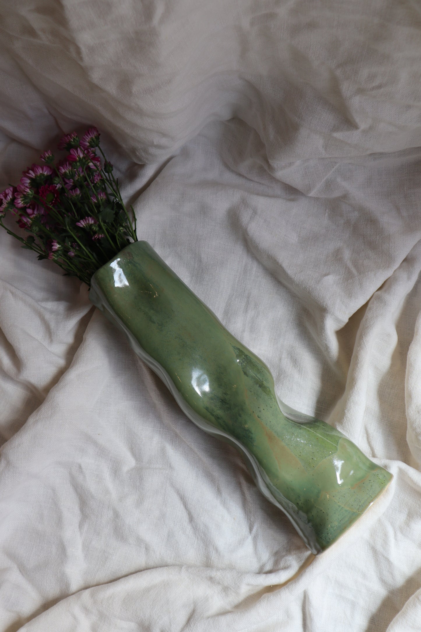 Forest Green Vase