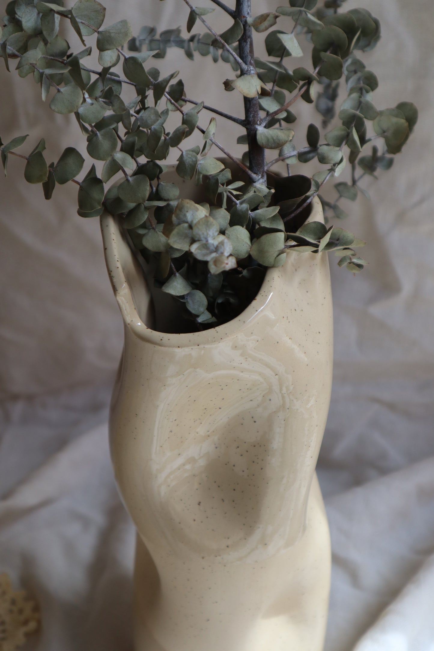 Soft Form Ceramic Vase