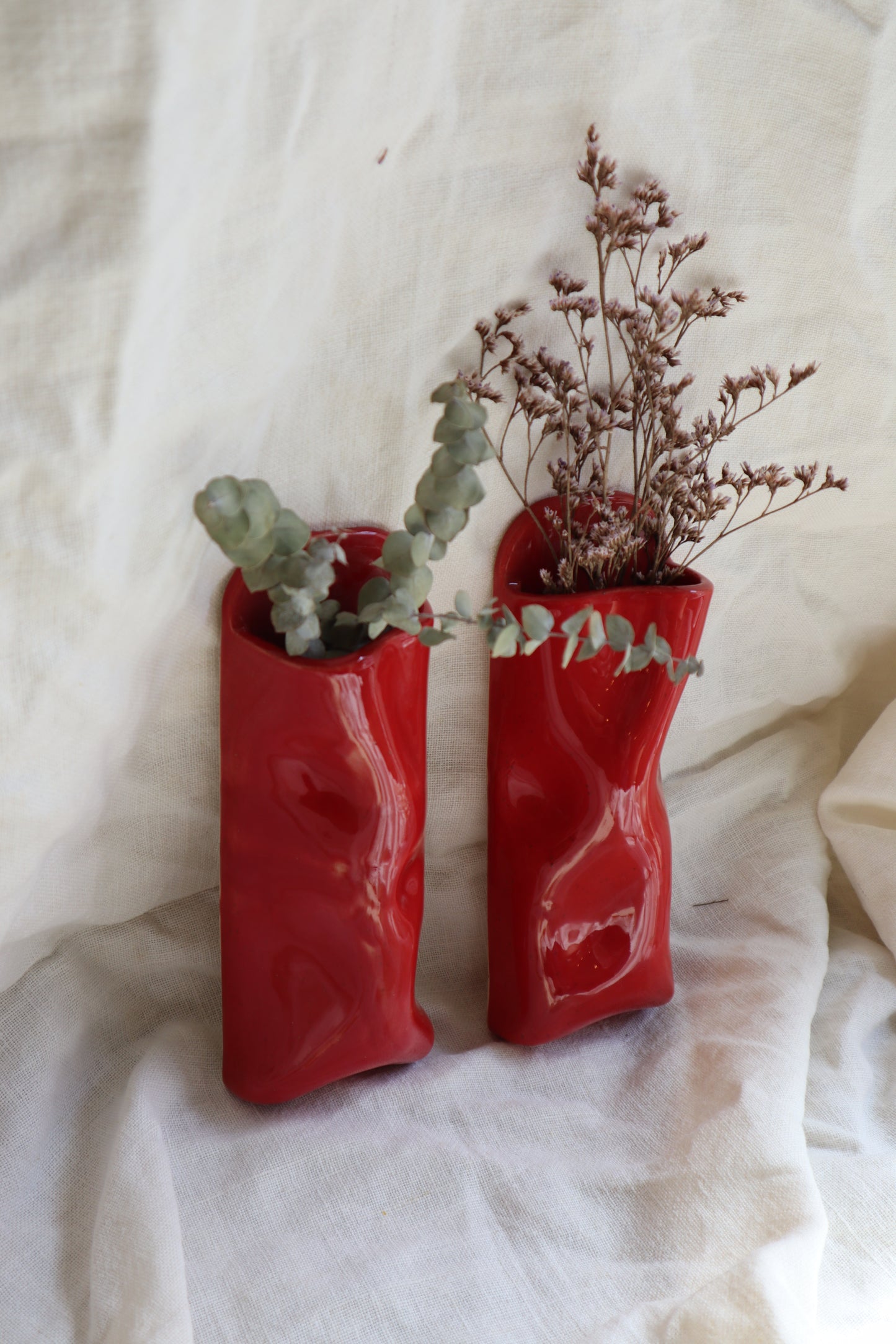 Wall-Mounted Flower Vases