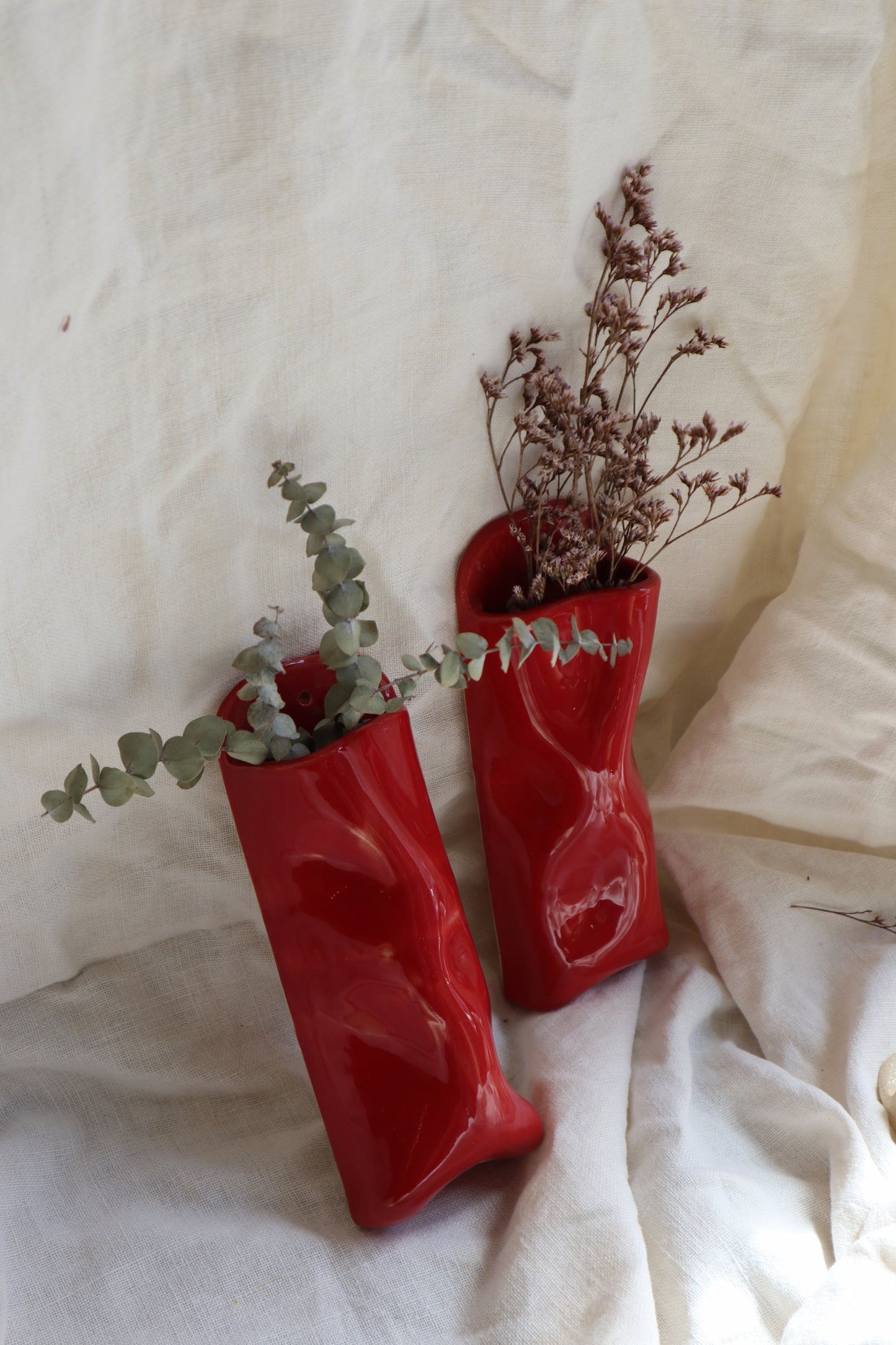 Wall-Mounted Flower Vases