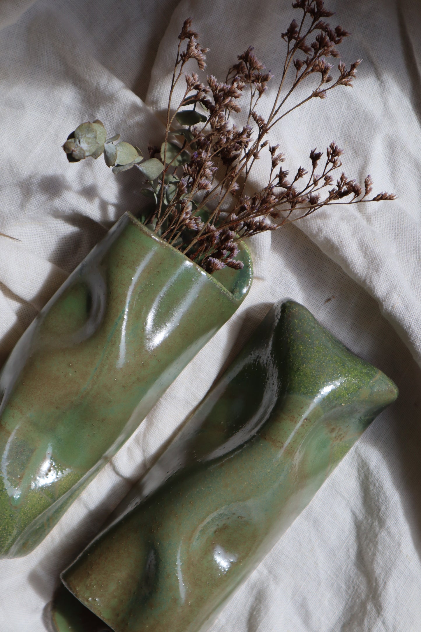 Wall-Mounted Flower Vases