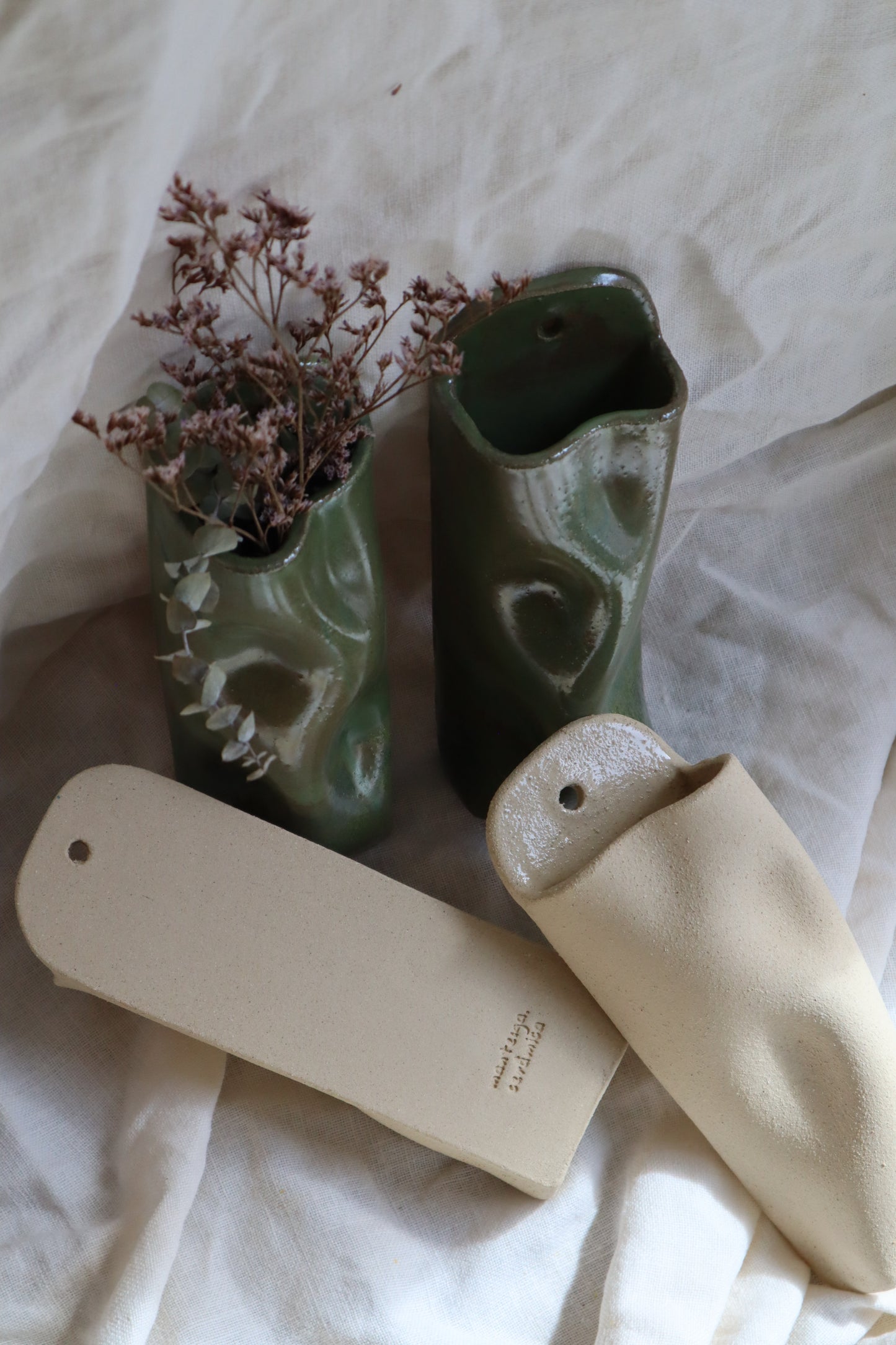 Wall-Mounted Flower Vases