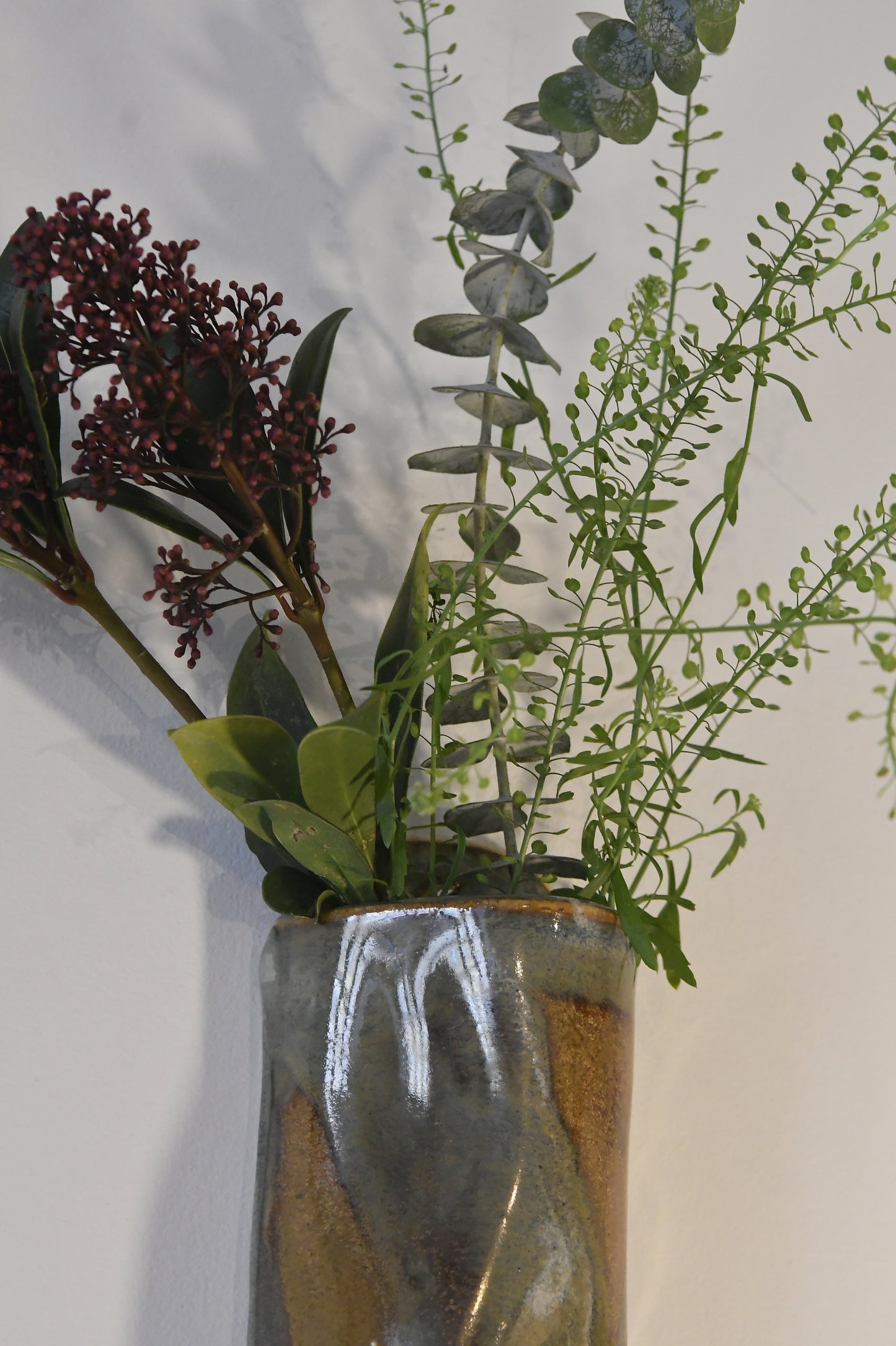 Wall-Mounted Flower Vases